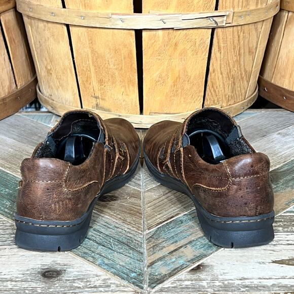 BOC Ocala Monk Strap Brown Leather Double Buckle Slip-On Loafers Womens Size 6.5 - Picture 8 of 12